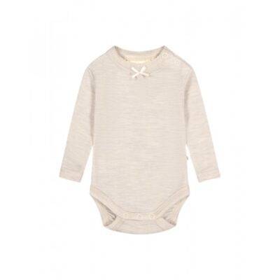 Body Med Knapper I 100% Merino Uld, Oeko-tex® Nature Melange 74