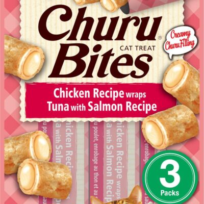 CHURU - Bites Chicken/Tuna Wrap With Salomon 3pcs- (798.5062)