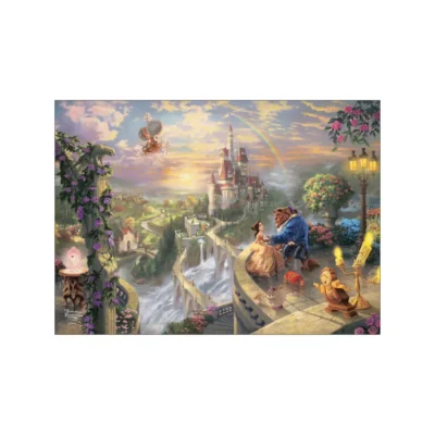 Plakat - Disney - Skønheden og udyret 30x40
