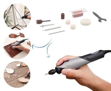 Dremel Stylo+ 2050‑15 (F0132050JM) – Multifunktionsværktøj 9 W + 15 tilbehør