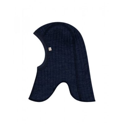 Rib Elefanthue I 100% Merino Uld, Tynd Kvalitet, Oeko-tex® 62/68 Navy Melange