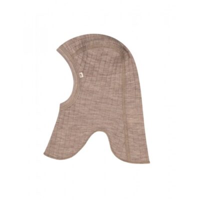 Rib Elefanthue I 100% Merino Uld, Tynd Kvalitet, Oeko-tex® 50/56 Beige Melange