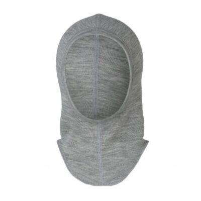 Elefanthue I En Kombination Af Uld Og Silke 62/68 Light Grey Melange