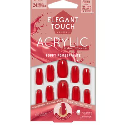 Elegant Touch - Colour Acrylics- Poppy Pomegranate