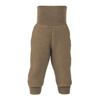Bukser I 100% Merino Uld Til Baby 74/80 Walnut Melange