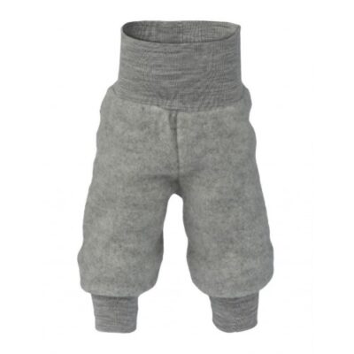 Bukser I 100% Merino Uld Til Baby 62/68 Light Grey Melange