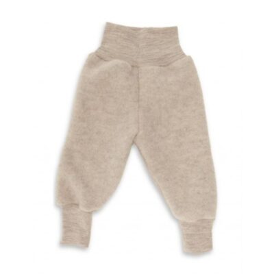 Bukser I 100% Merino Uld Til Baby 62/68 Sand Melange