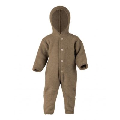 Heldragt I 100% Merino Uld Til Baby 50/56 Walnut Melange