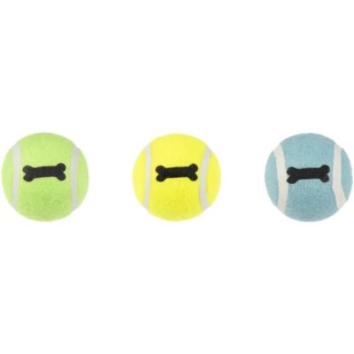 Flamingo - Legetøj til hund - Smash tennisbolde - 6.5 cm 3stk