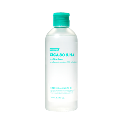 Frankly - Cica 80% & Hyaluronic Acid Toner - 260 ml
