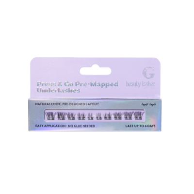 G Beauty Lashes - Press & Go Pre-Mapped Underlashes - Spark