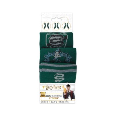 Harry Potter - Slytherin - 3 Par sokker