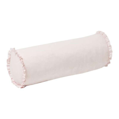 Hoppekids Pølsepude m. Flæser - WINTER WONDERLAND - Rosa