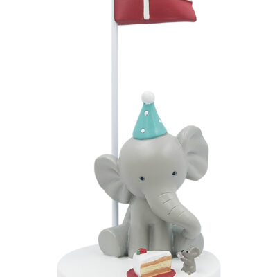 Kids By Friis Bordflag, Elefant Med Mus og Kage