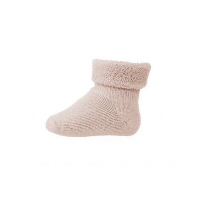 Klassisk Babystrømpe I Merinould Rose Dust 19/21