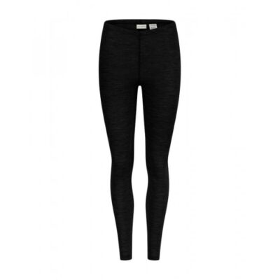 Leggings Til Dame I 100% Merino Uld Black Xl