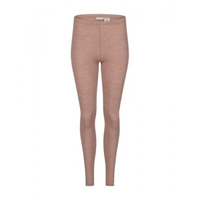 Leggings Til Dame I 100% Merino Uld M Soft Rose