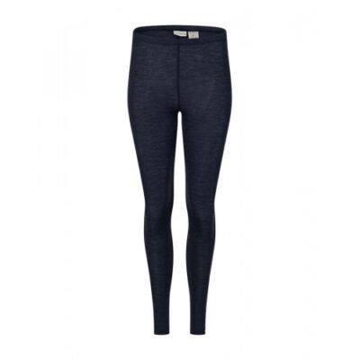 Leggings Til Dame I 100% Merino Uld Navy Melange M