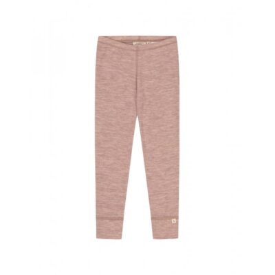 Leggings I 1x1 Rib I 100% Merino Uld, Oeko-tex® 98/104 Soft Rose