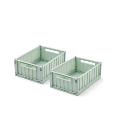Liewood - Weston Opbevaringskasse S 2-pack - Light Peppermint - One size