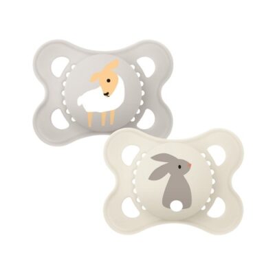 Mam Original 2-pack, Str. 1 (0-6 Mdr.), Symmetrisk - Silikone