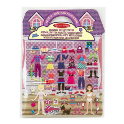 Melissa & Doug - Reusable Puffy Stickers Playset Dress-Up