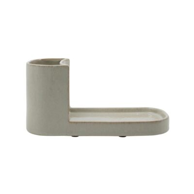 Meraki - Børste- og sæbeholder, MKDatura - Shellish grey - l: 26 cm, w: 10.5 cm, h: 12.5 cm