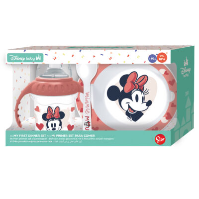 Minnie Mouse - 3 pcs - Baby Gift set (10707)