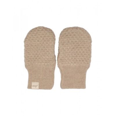 Mp Oslo Luffer, 100% Uld & Bomuldsfor, Oeko-tex® Beige Melange 3-4y