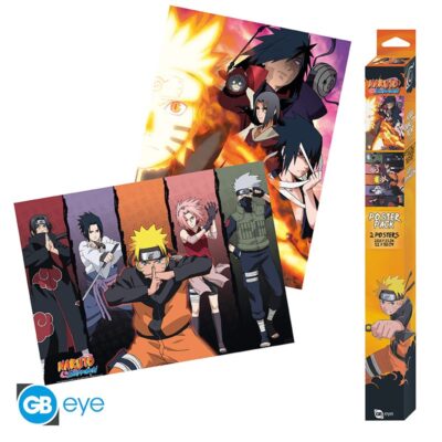 NARUTO SHIPPUDEN - Set 2 Chibi Posters (52x38)