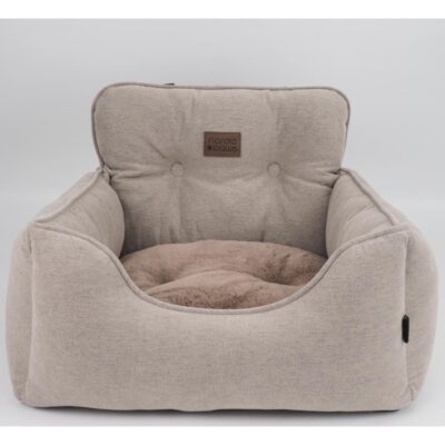 Nordic paws - Bilsæde Luno - Beige - 53 x 50 x 35 cm