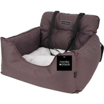 Nordic Paws - Cozy Luksus Bilsæde, Brun One-Size