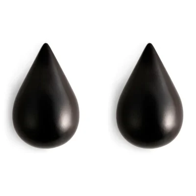 Normann Copenhagen - Dropit Knager - Large - Sæt af 2 - Sort