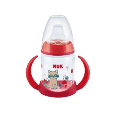 Nuk First Choice+ Learner Bottle, Sutteflaske, 150 Ml, Racoon