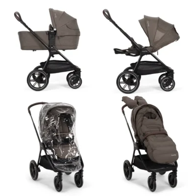 Nuna TRIV LX Duovogn med All-Season Set, Chestnut