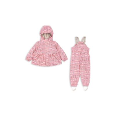 Konges Sløjd Regntøj m. Seler/Fleece - Palme - Felice Rose