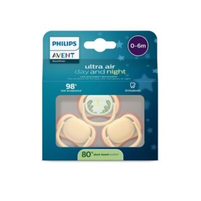 Philips Avent, 80 % Plantebaseret, Ultra Air Nighttime, Str. 1 (0 - 6 Mdr.), 3-pak