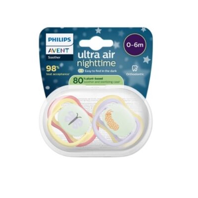 Philips Avent, 80 % Plantebaseret, Ultra Air Nighttime, Str. 1 (0 - 6 Mdr.)