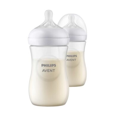 Philips Avent, Natural Response Sutteflaske, 260 Ml, 2-pak, Str. 1+ Mdr.