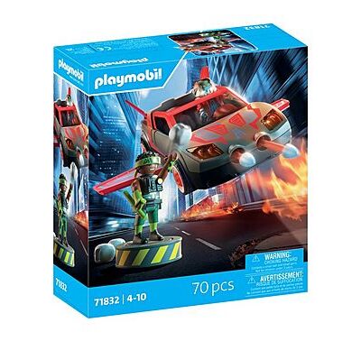 PLAYMOBIL - Heroes: Helt med køretøj