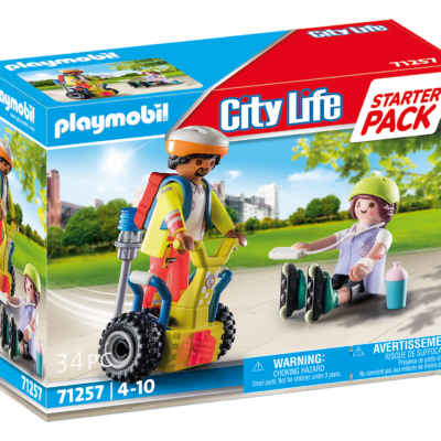 PLAYMOBIL - Starter Pack – redning med Balance-Racer