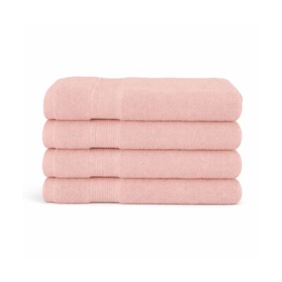 Bambus håndklæde - Bambus/bomuldsfrotté - Rosa