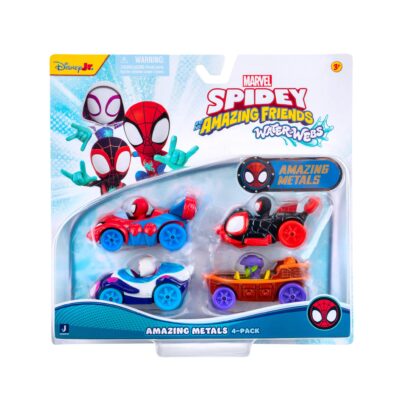 Spidey - Amazing Metals Car 4 Pack