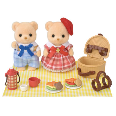 Sylvanian Families - Bjørnekiks Søster & Bror's lækre skovtur