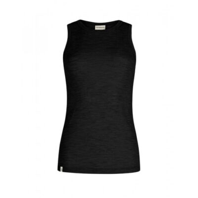 Tank Top Til Dame I 100% Merino Uld Black M
