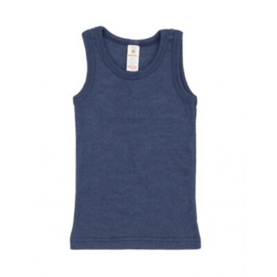 Undertrøje I Uld/silke 176 Navy-blue