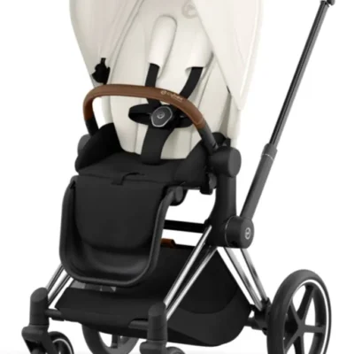 Priam klapvogn - off white/chrome brown