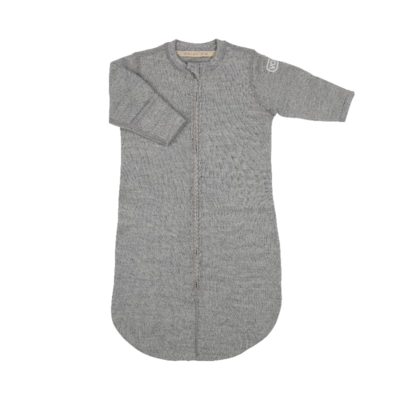 Voksi Wool Baby Bag Fleece - Melan Grey