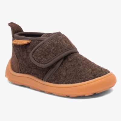 Bisgaard Basic Barefoot Uld Indesko, Brun, 21