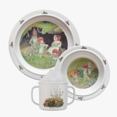 Elsa Beskow Tomtebobarnen Børneservice 3 Dele